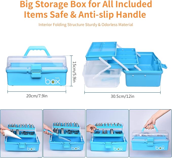 Cake Decorating Kit with Case