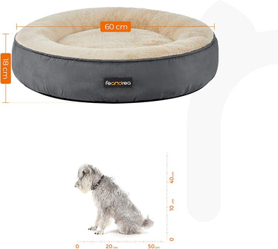 Donut Pet Bed Small Dark Grey