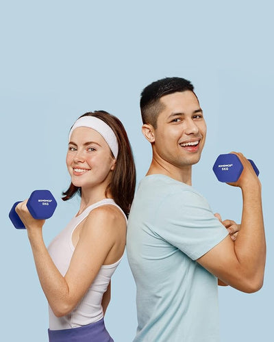 Dumbbell 5kg - Blue (Set of 2)