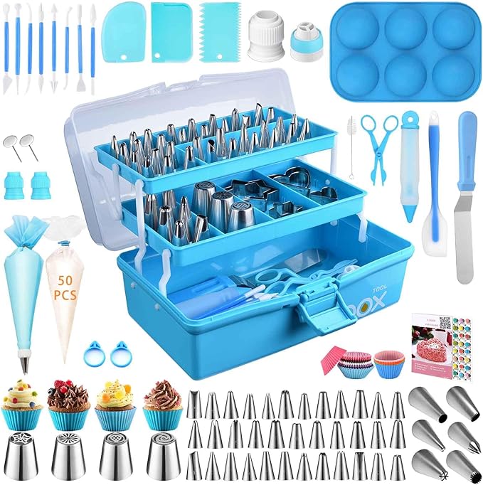 Cake Decorating Kit with Case