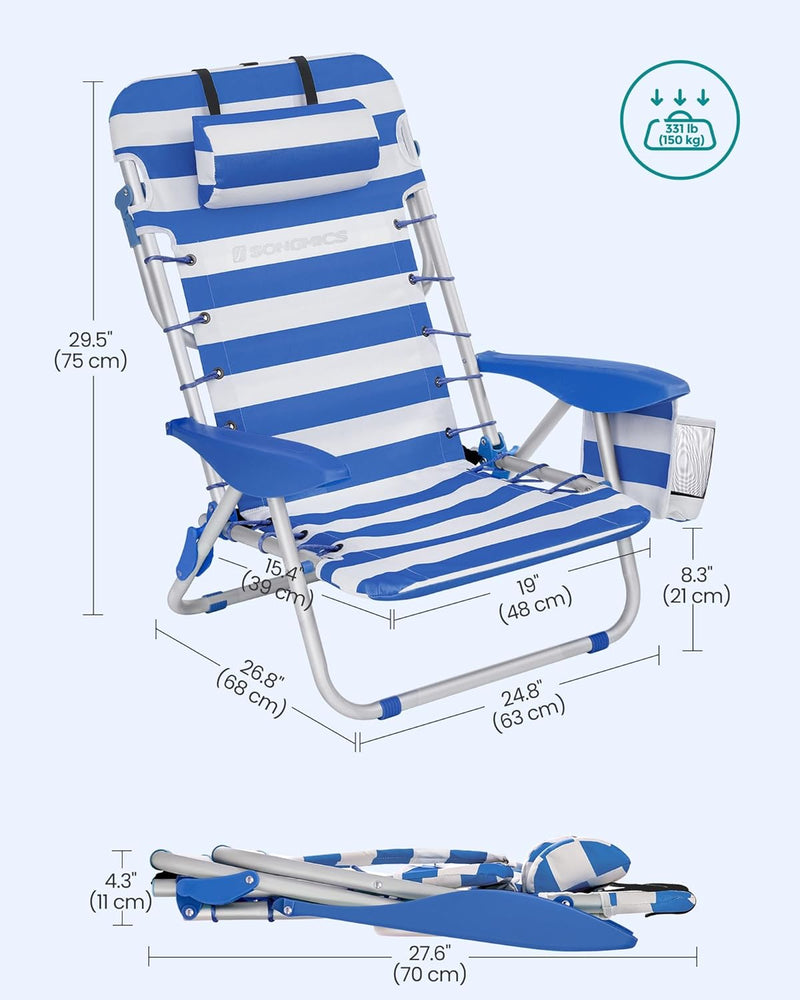 Folding Outdoor Beach & Camping Chair