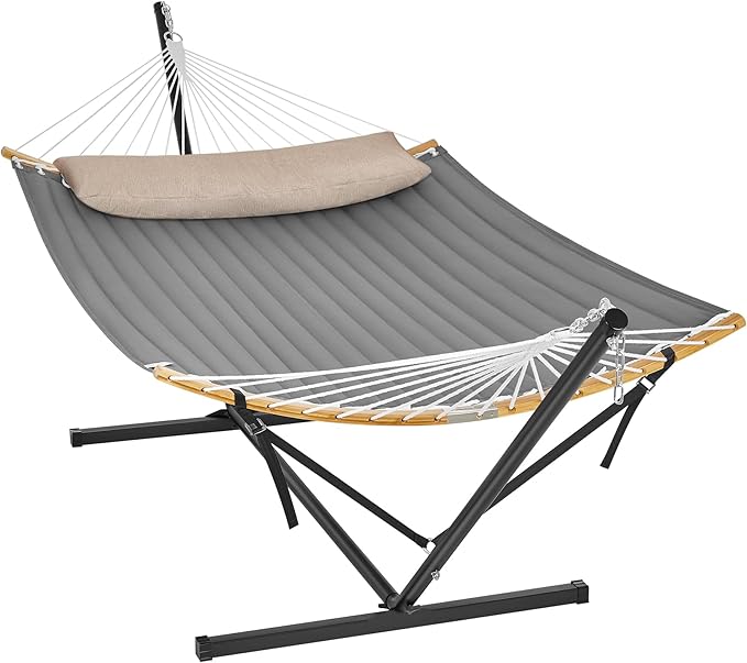 Hammock with Stand – Black & Grey