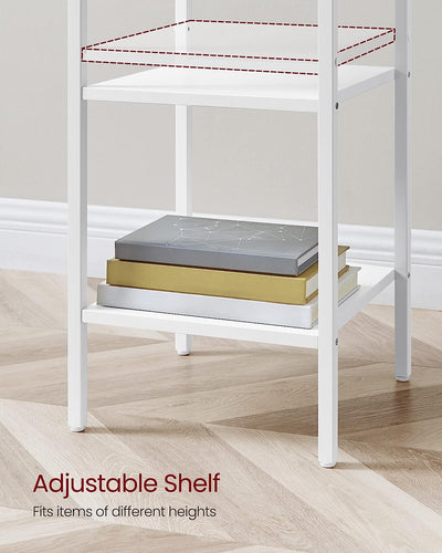 Vasagle Tall Bedside Table - White