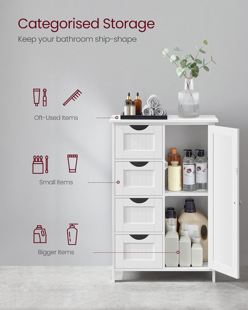 Bathroom Floor Storage Cabinet