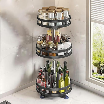 3-Tier Lazy Susan Turntable Organiser