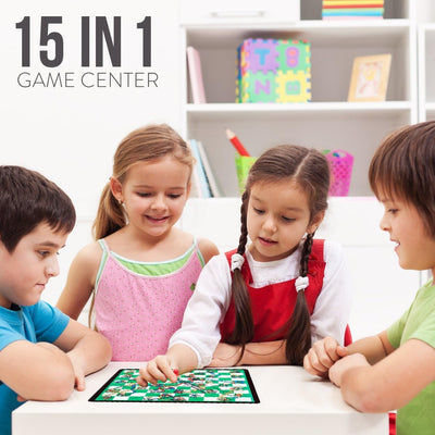 15-in-1 Family Game Box – Chess, Cards & More