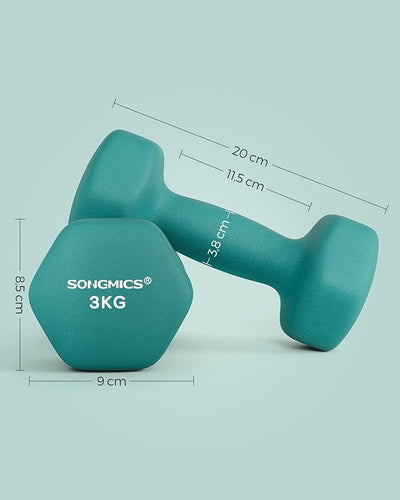 Dumbbell 3kg - Green (Set of 2)