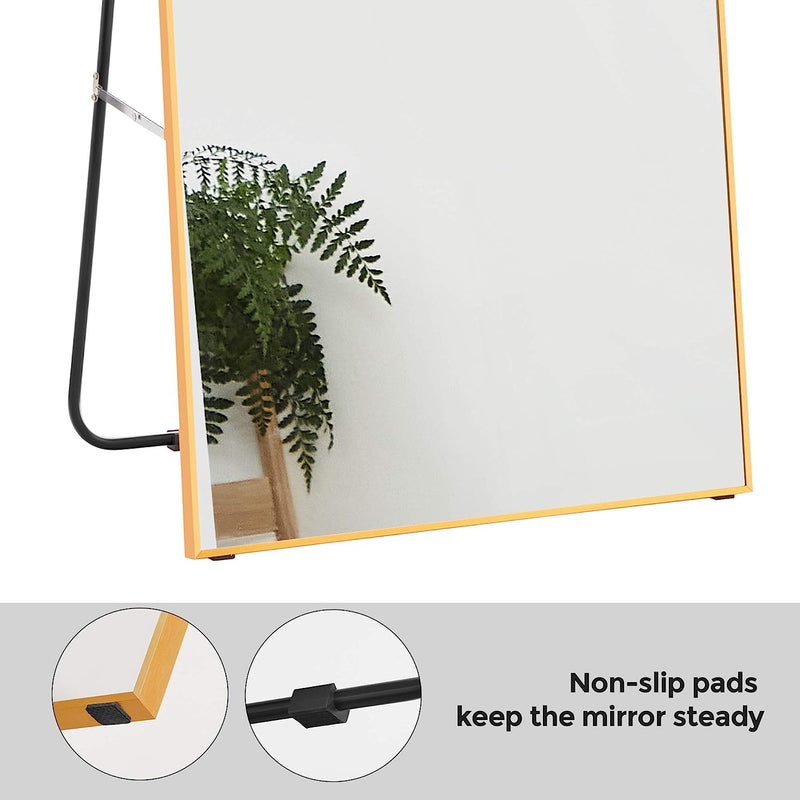Free Standing Mirror - Gold