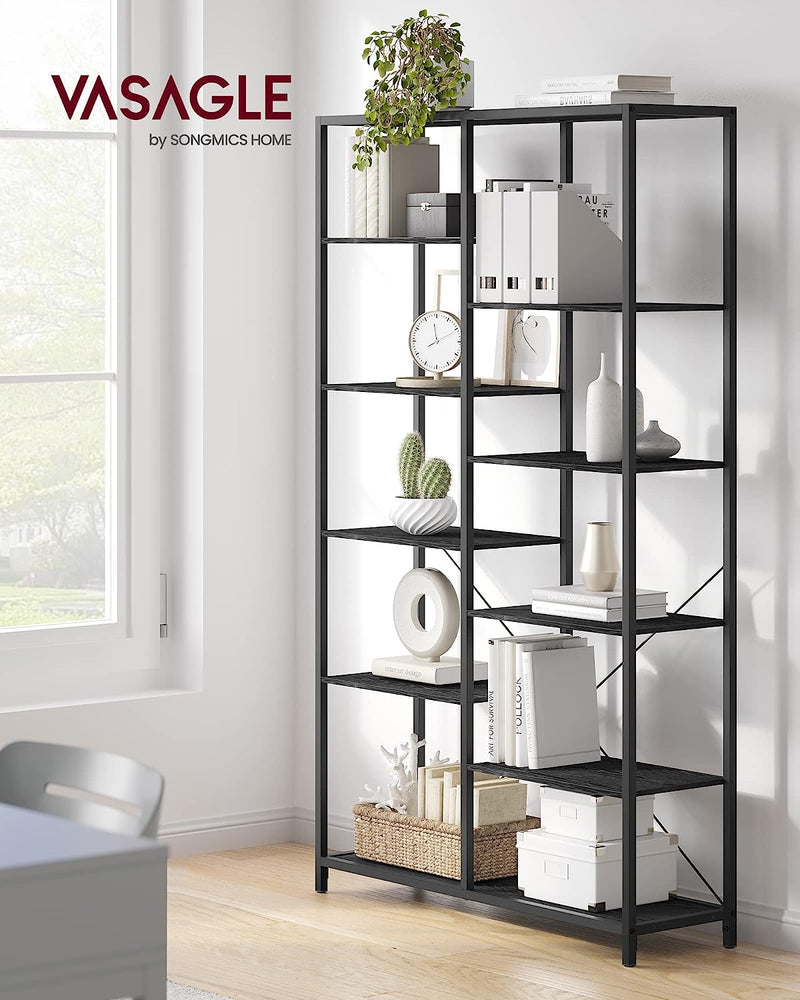 Vasagle Display Storage Rack Bookshelf - Black