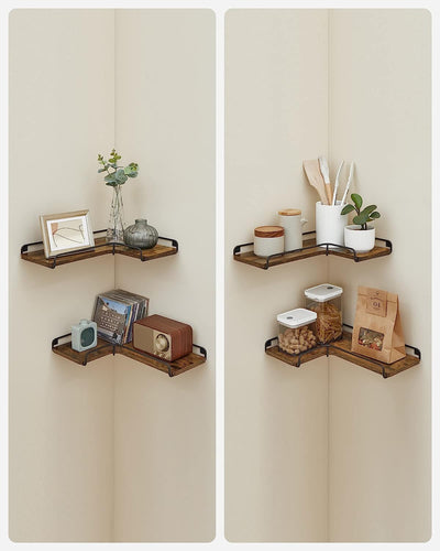 Vasagle L-Shaped Floating Shelves (Set of 2)