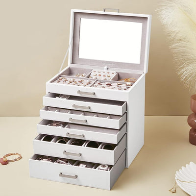 Large Jewellery Organiser With 6 Layers and 5 Drawers