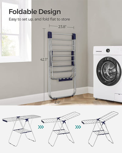Laundry Clothes Airer with Extra Space