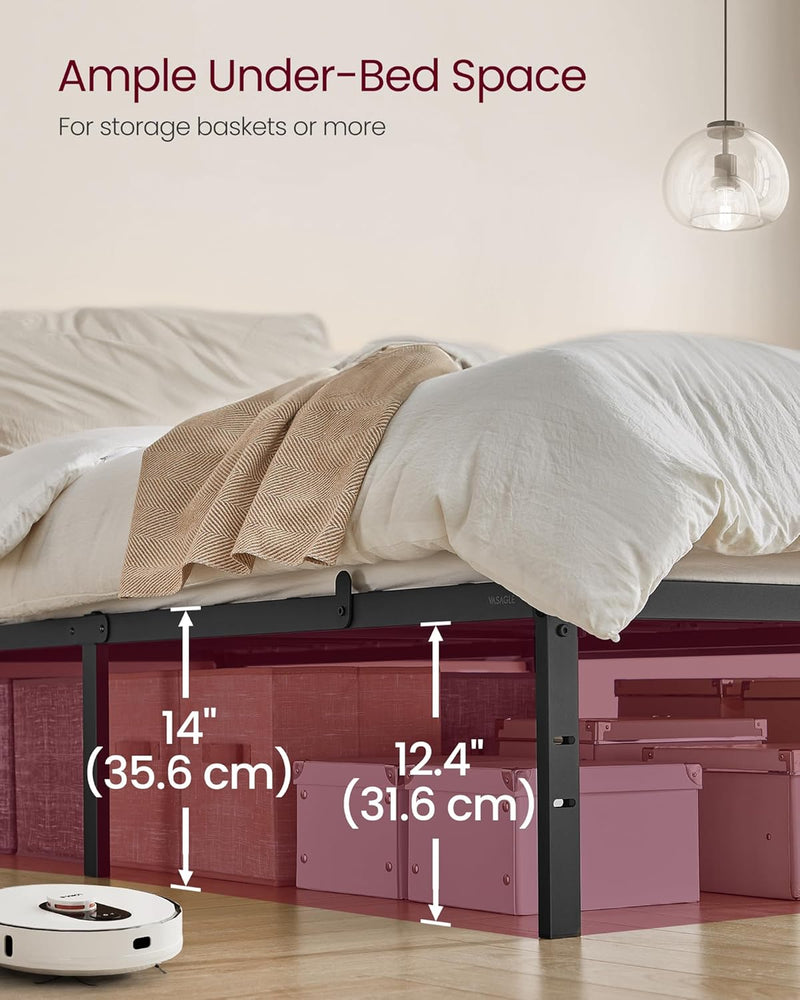 Modern Metal Bed Base – Double