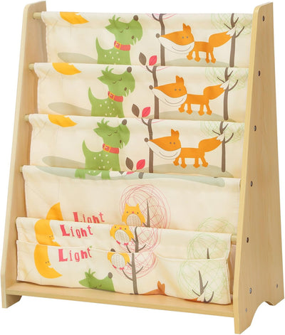 4-Tier Fabric Book Shelves