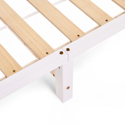 Desmond Signature Sleep Bundle - Double Mattress + White Bed Frame
