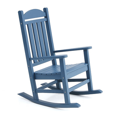Adirondack Outdoor Rocking Chair - Blue