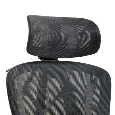 ErgoElite Ultimate Mesh Reclining Office Chair with Footrest – Black