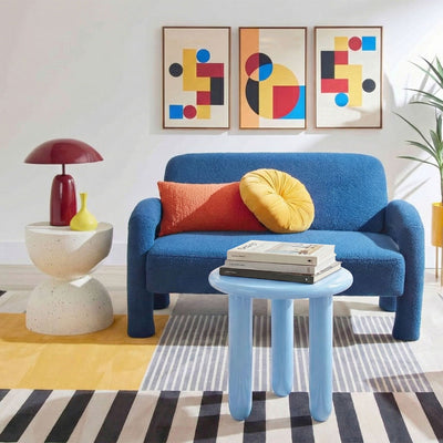 Alia Side Table - Light Blue