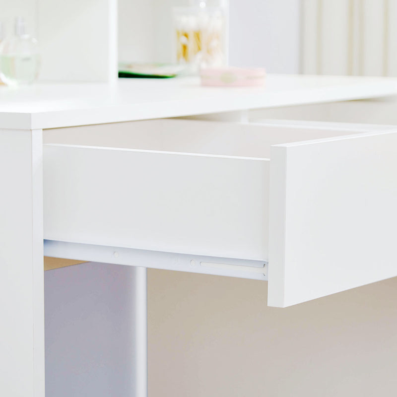 Aria Dressing Table with Mirror – White