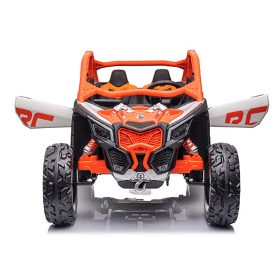 Kids Ride On UTV – Can-Am Maverick 24V Electric Car (Orange)