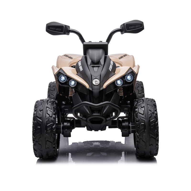 Kids Ride On Quad – Can-Am Renegade 24V Electric ATV (Khaki)