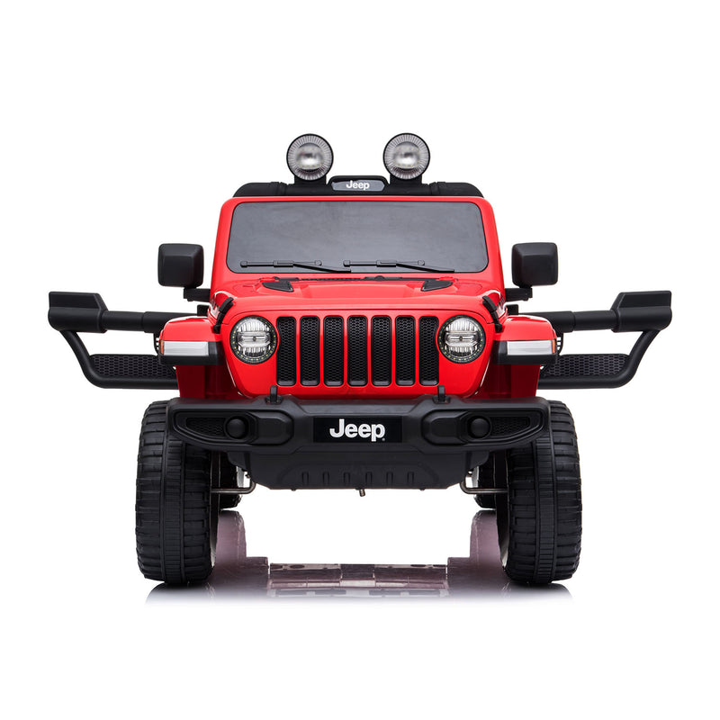 Kids Ride On Jeep – Wrangler Rubicon 12V Electric Car (Red)