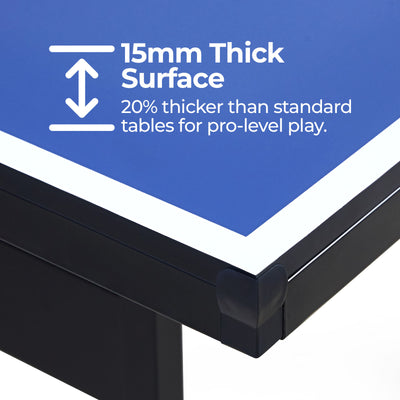 DynaSpace Table Tennis Table 15mm with Net & Rackets