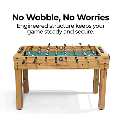 4ft Foosball Table – Wood Finish