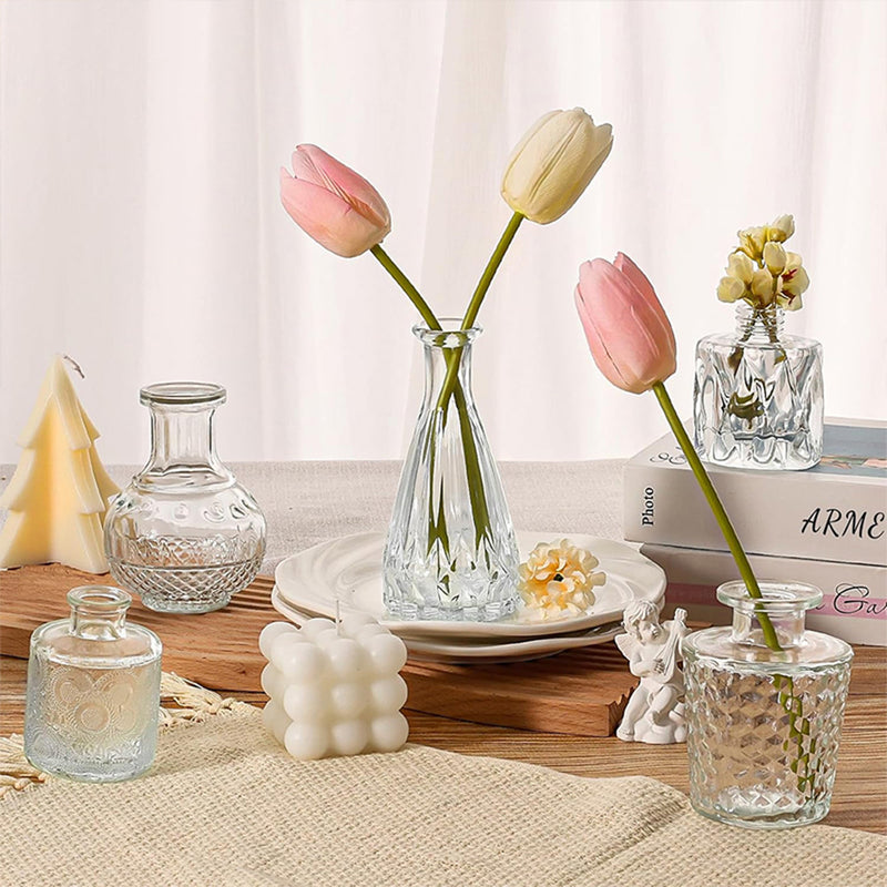 Vintage Glass Bud Vases (Set of 30)
