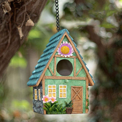 Outdoor Resin Birdhouse