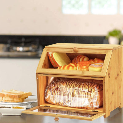 Kitchen Bamboo Bread Box