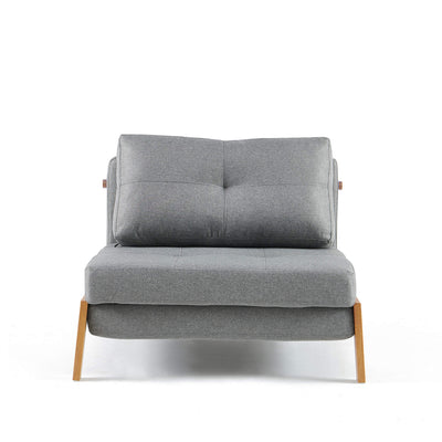 Clark Single Sofa Bed - Light Grey