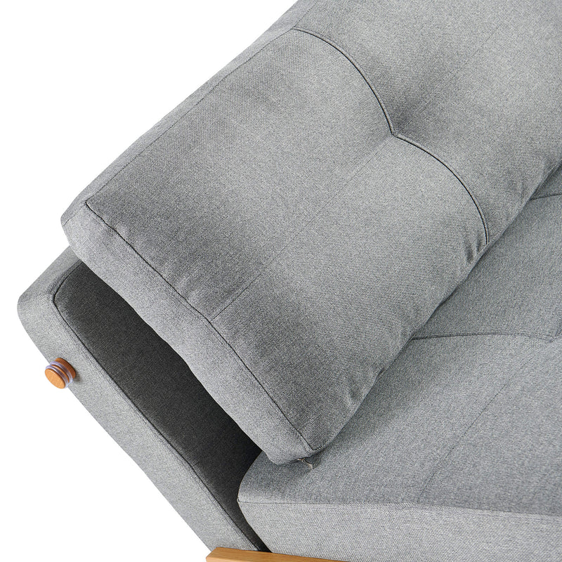 Clark Single Sofa Bed - Light Grey