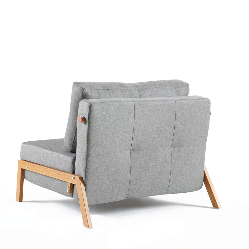 Clark Single Sofa Bed - Light Grey
