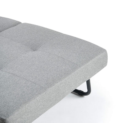 Clark Single Sofa Bed - Light Grey