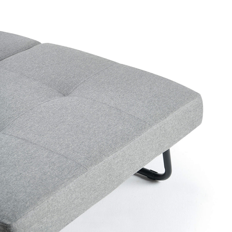 Clark Single Sofa Bed - Light Grey