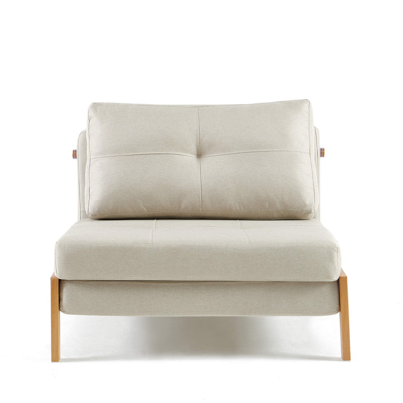 Clark Single Sofa Bed - Beige