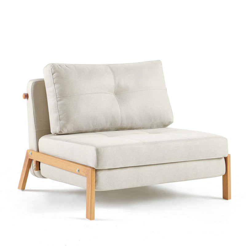 Clark Single Sofa Bed - Beige