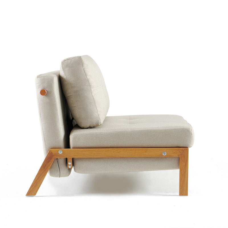 Clark Single Sofa Bed - Beige