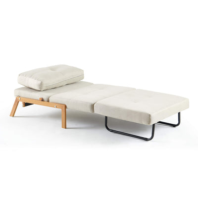 Clark Single Sofa Bed - Beige