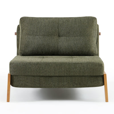 Clark Single Sofa Bed - Green