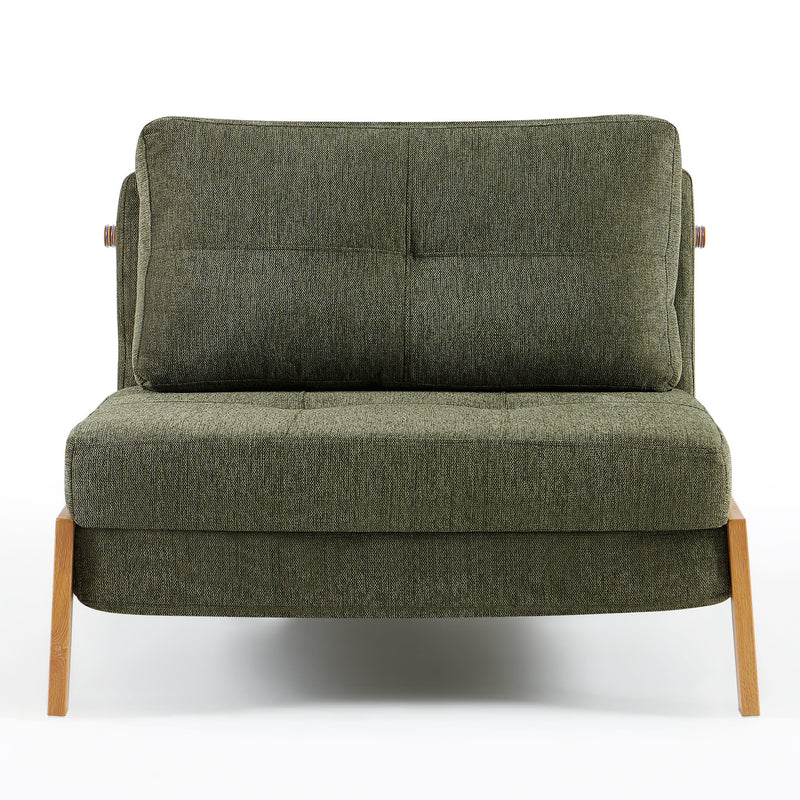 Clark Single Sofa Bed - Green