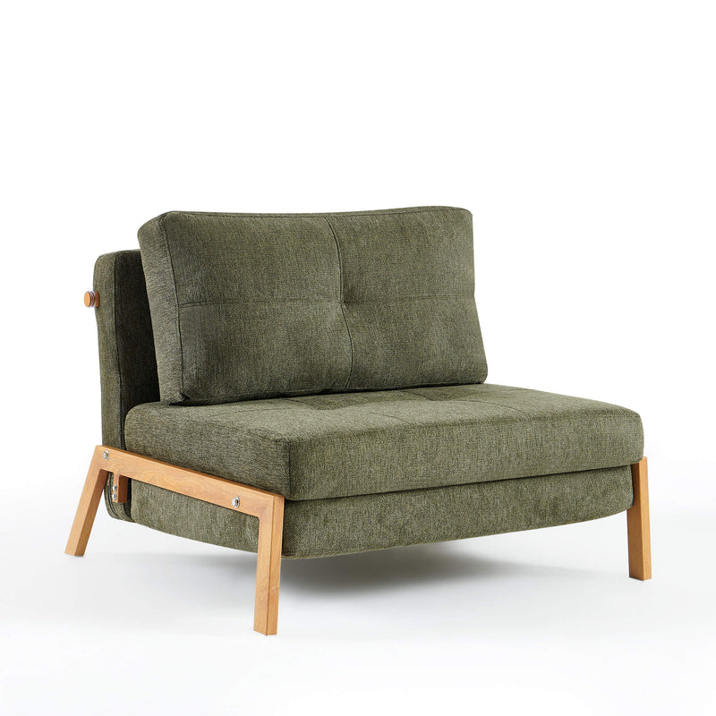 Clark Single Sofa Bed - Green