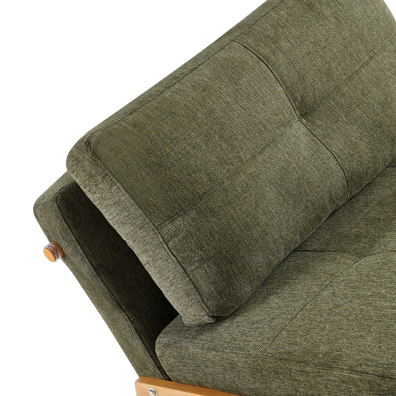 Clark Single Sofa Bed - Green