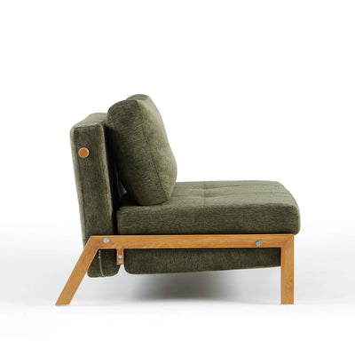 Clark Single Sofa Bed - Green