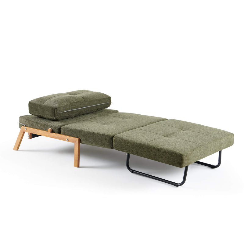 Clark Single Sofa Bed - Green