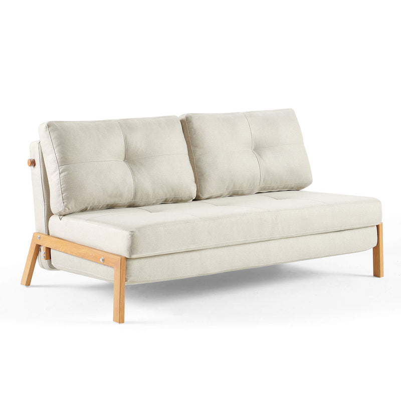 Clark 2 Seater Sofa Bed - Beige
