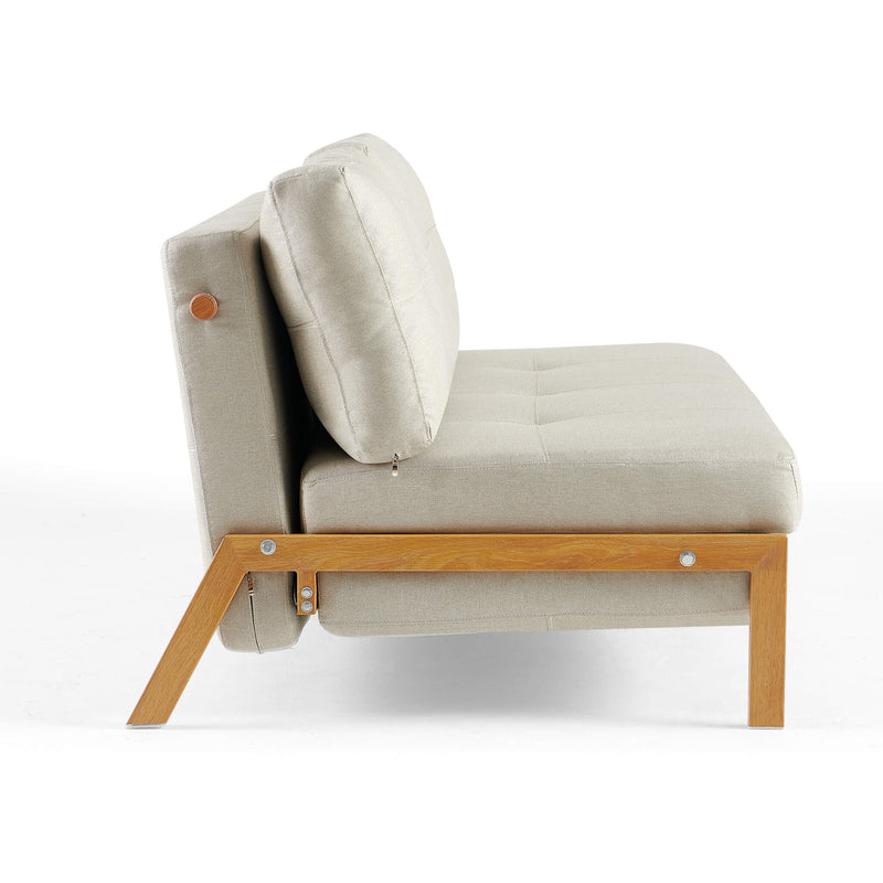 Clark 2 Seater Sofa Bed - Beige