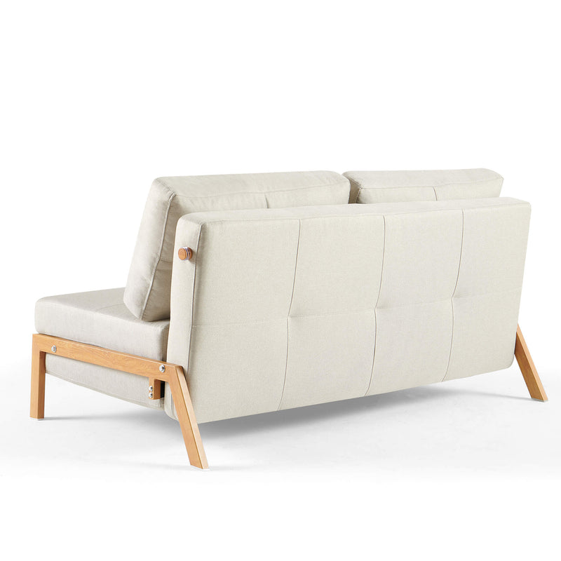 Clark 2 Seater Sofa Bed - Beige