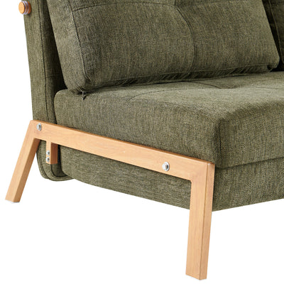 Clark 2 Seater Sofa Bed  - Green